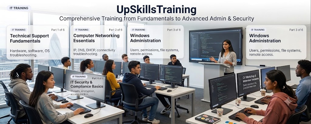 Welcome to UpskillsTraining — comprehensive training from fundamentals to advanced admin and security
