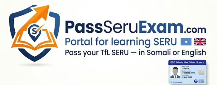 PassSeruExam.com — Portal for learning SERU. Pass your TfL SERU in Somali or English.